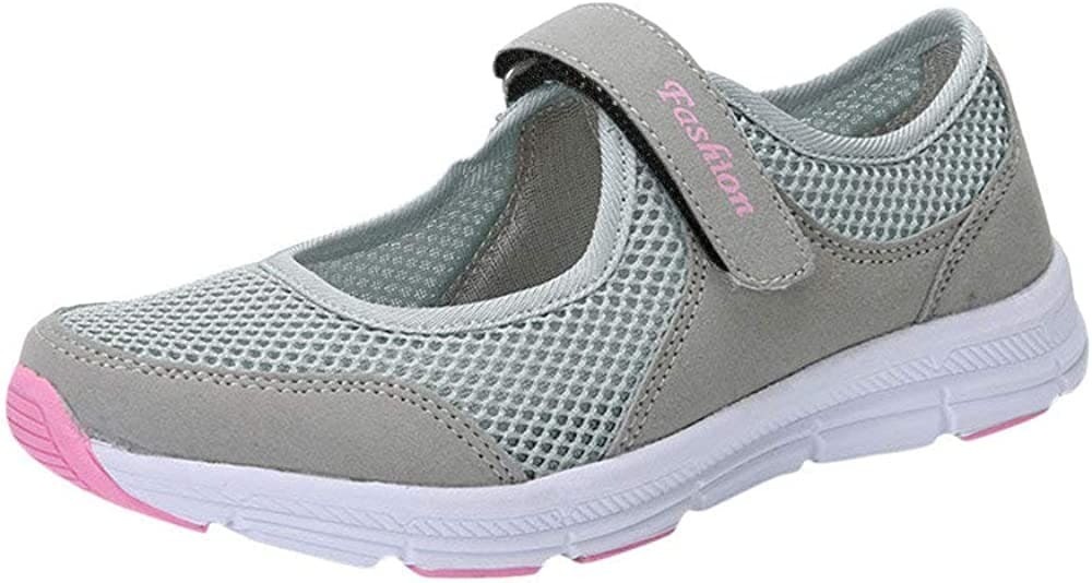 Zapatos malla de mujer de velcro deportivo de Amazon
