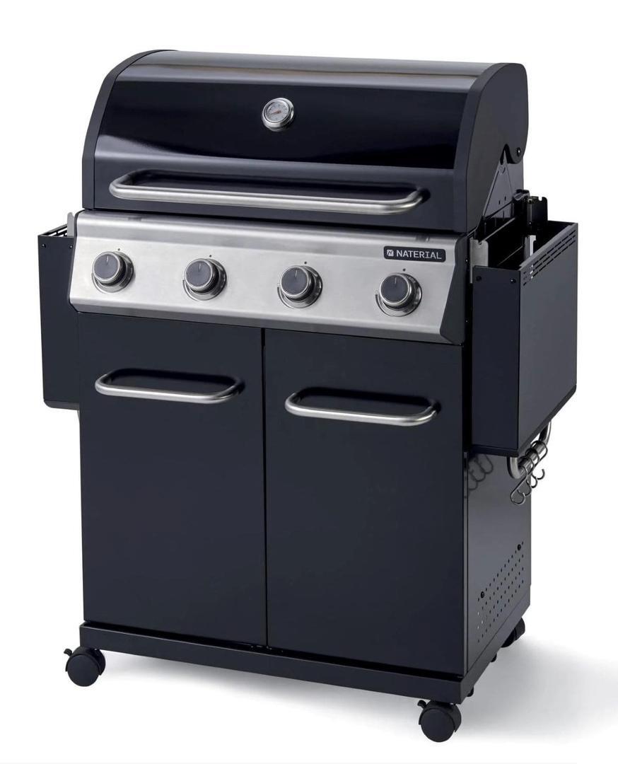 Barbacoa de gas montada NATERIAL Kenton de 4 quemadores de Leroy Merlin