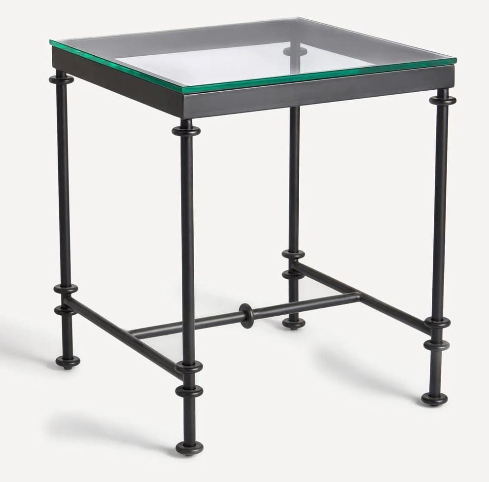 Mesa auxiliar de cristal Reggie