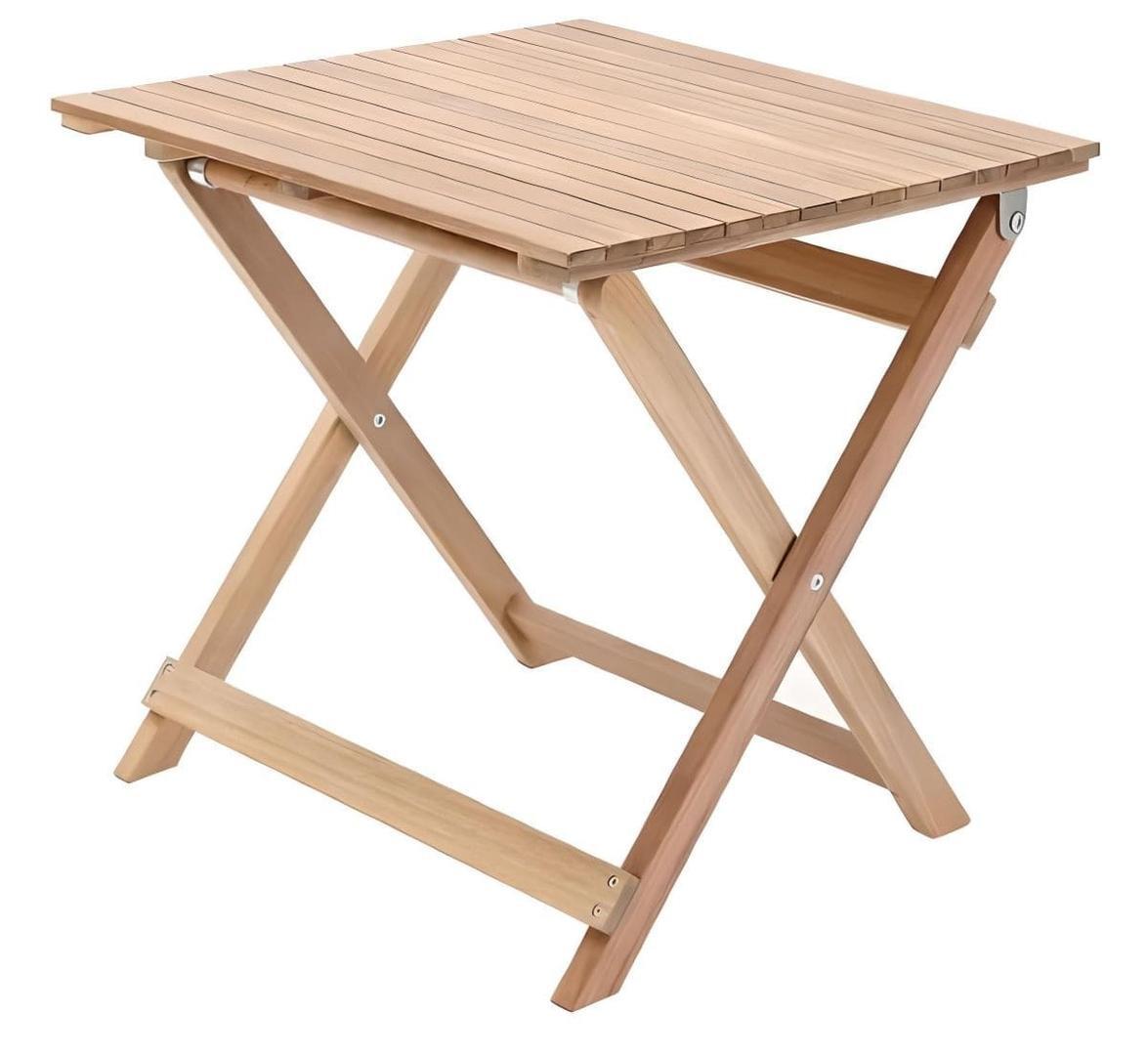 Mesa auxiliar de jardín de acacia Solis