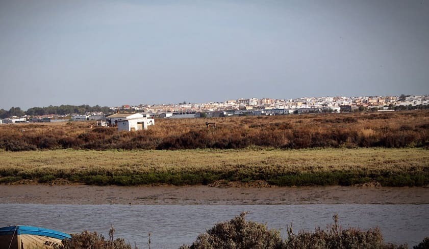 Inmediaciones del lugar donde fue hallado el cadáver