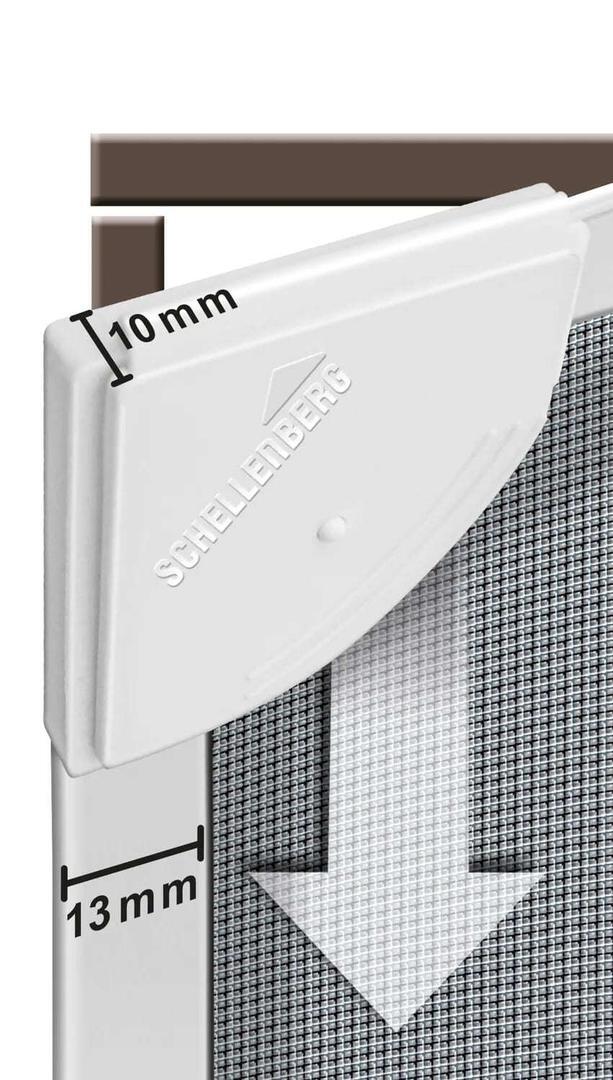 Mosquitera fija con marco magnético blanco de Leroy Merlin