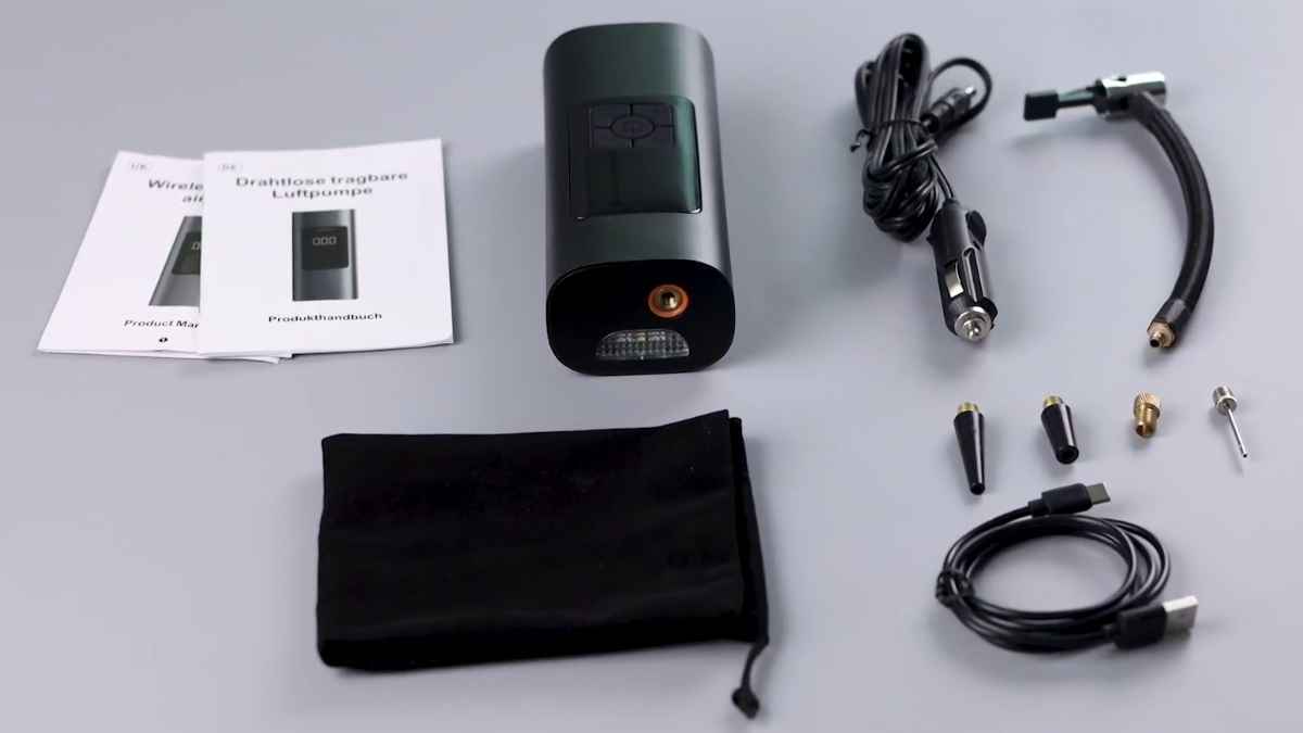 Wistrue 6000mAh Mini Compresor Aire Portatil