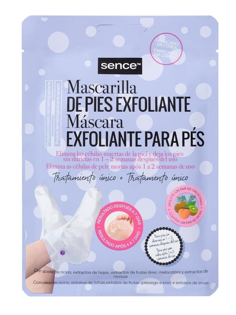 Mascarilla de pies exfoliante Sence