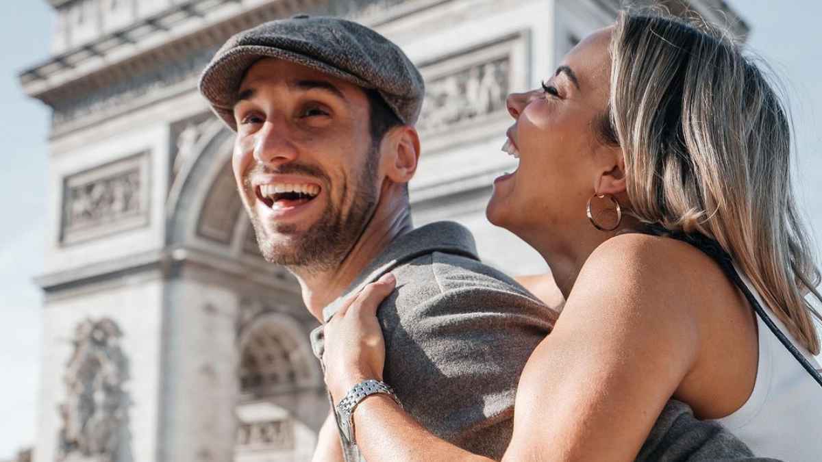 Sergio Rico y Alba Silva