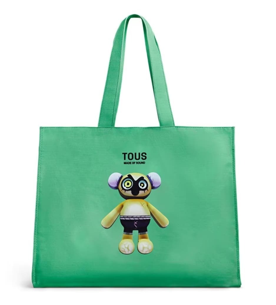 Bolso de hombro modelo Mos Bear Vam verde de Tous