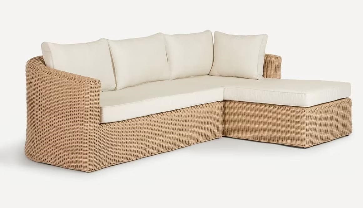 Sofá rinconera de jardín Mahón