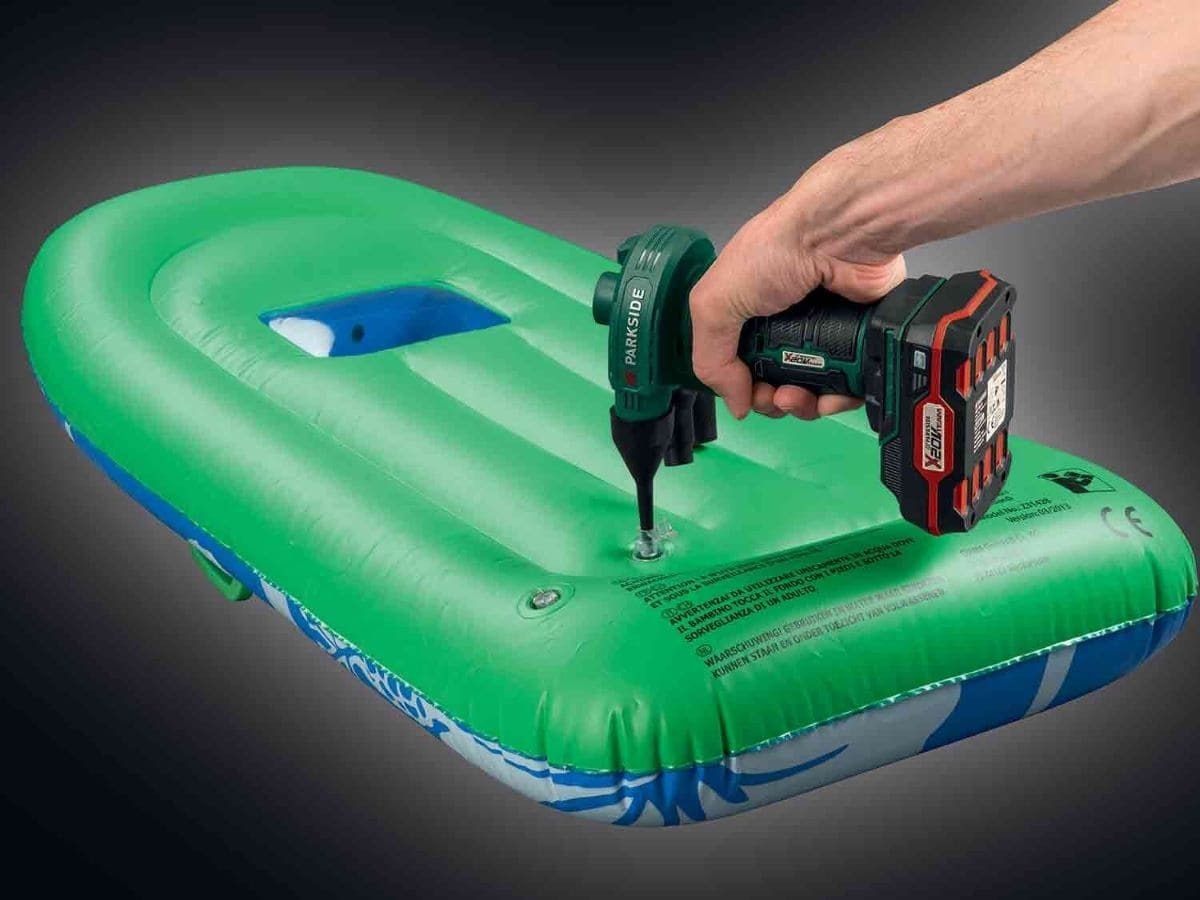 Inflador y compresor recargable Parkside