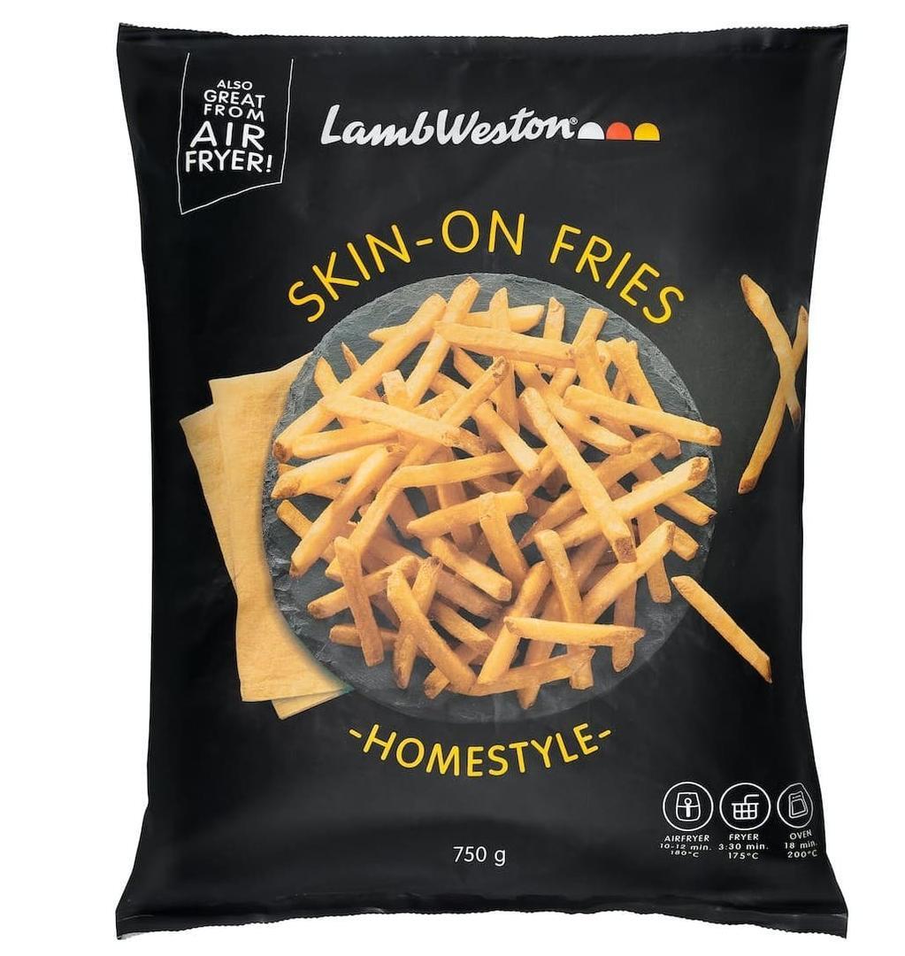 Patatas fritas Lambweston ultracongeladas