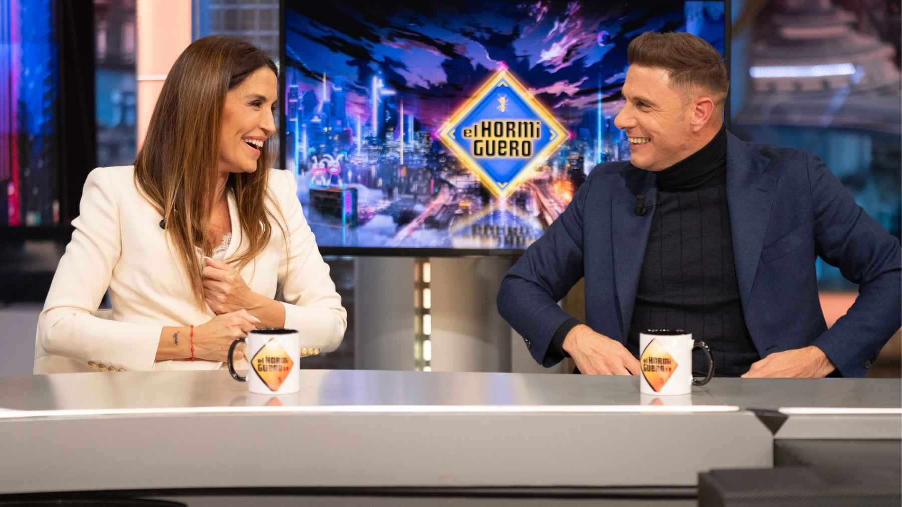 Joaquín Sánchez y Susana Saborido en 'El Hormiguero'