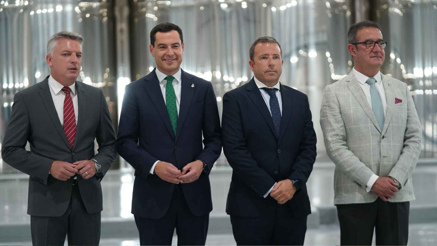 Juanma Moreno en Oleostepa