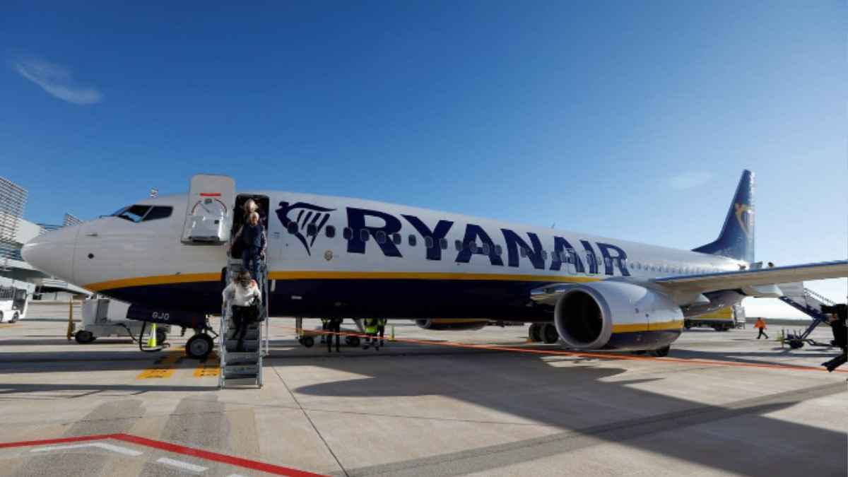 Un avión de Ryanair