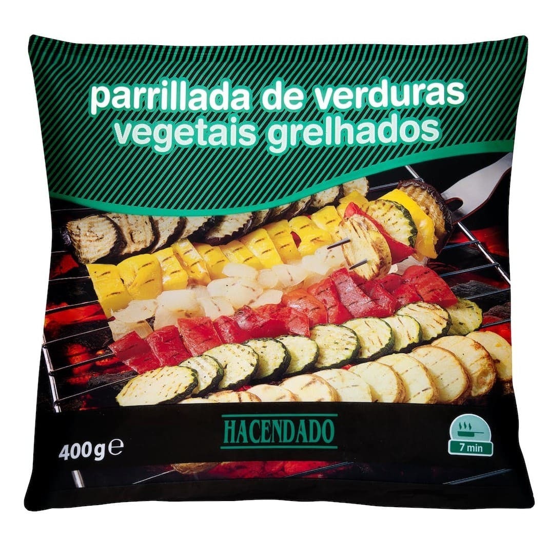 Parrillada de verduras ultracongeladas Hacendado