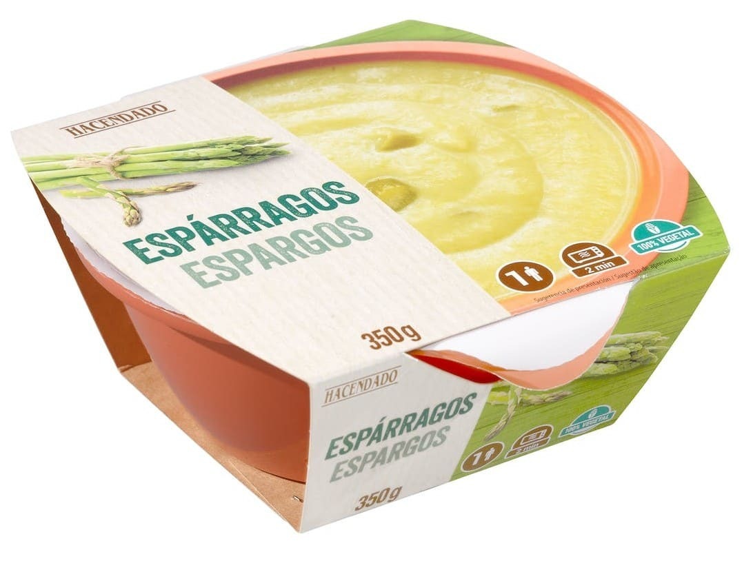 Crema de espárragos Hacendado