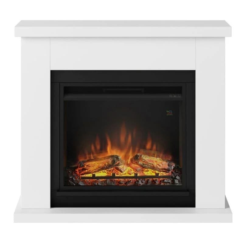 Chimenea blanca sin instalación de Leroy Merlin