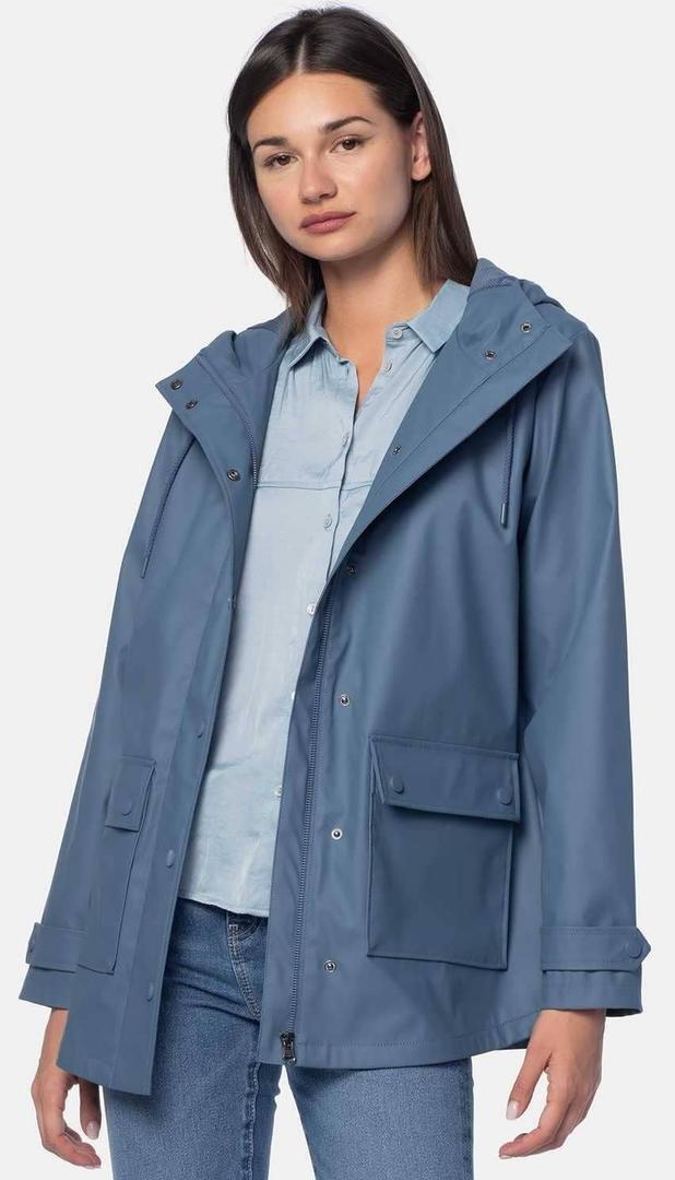 Chubasquero liso con cremallera de Mujer TEX de Carrefour