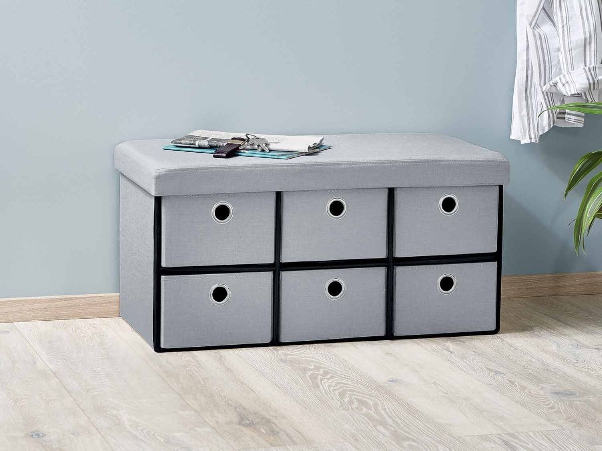 Banco de almacenaje con soporte acolchado Livarno Home