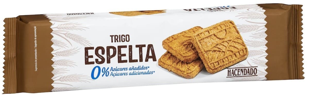 Galletas de espelta sin azúcares añadidos