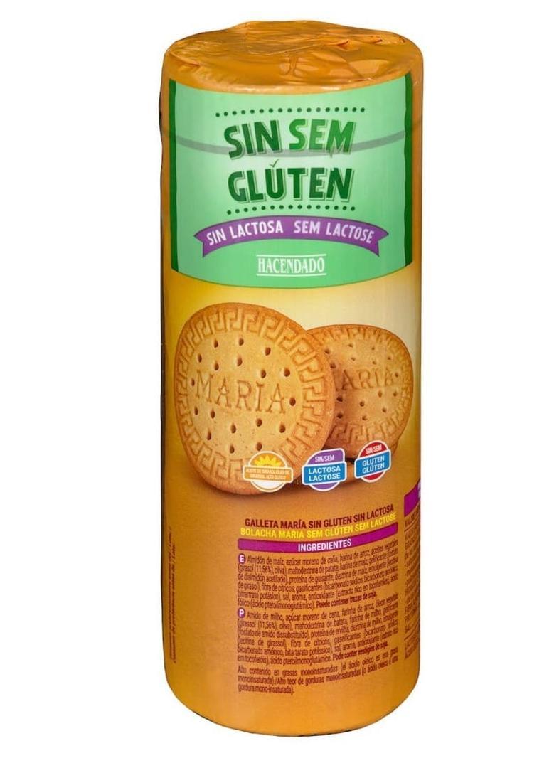 Galletas María sin gluten y sin lactosa