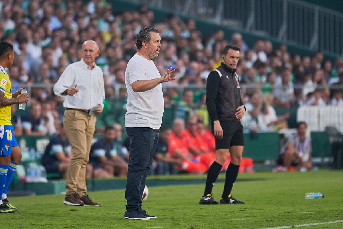 Sergio González en el Real Betis - Cádiz CF | Salvador López Medina para El MIRA
