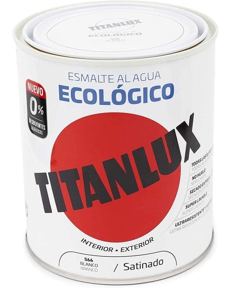 Esmalte al agua satinado TITANLUX