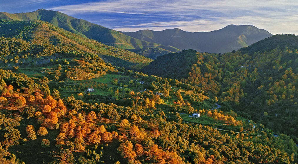 El valle del Genal en Málaga