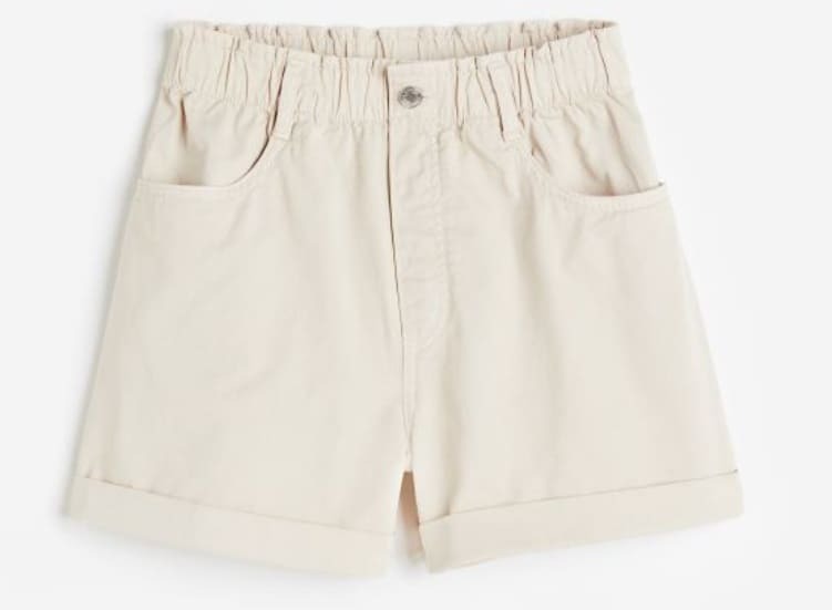 Pantalón corto High Waist de H&M