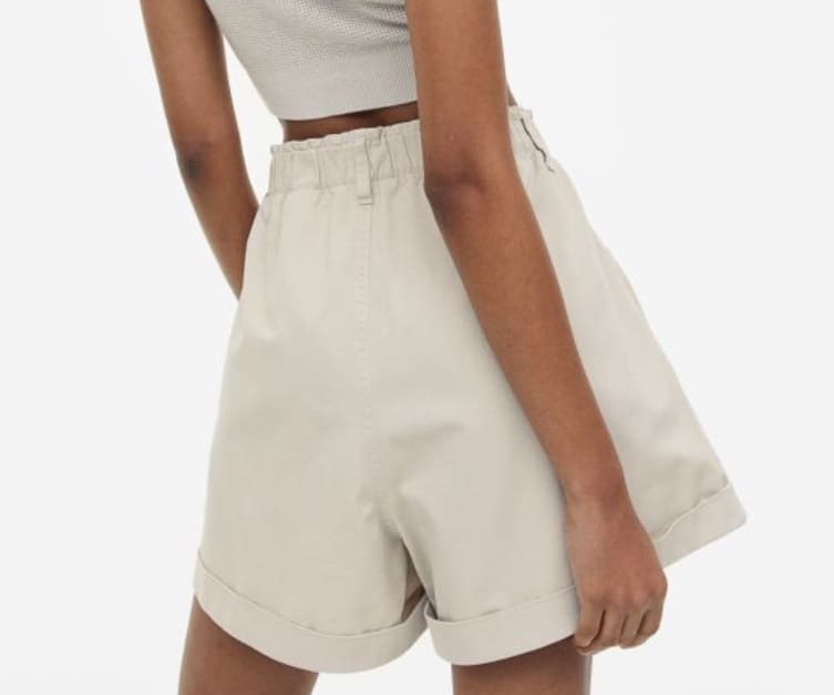 Pantalón corto High Waist de H&M