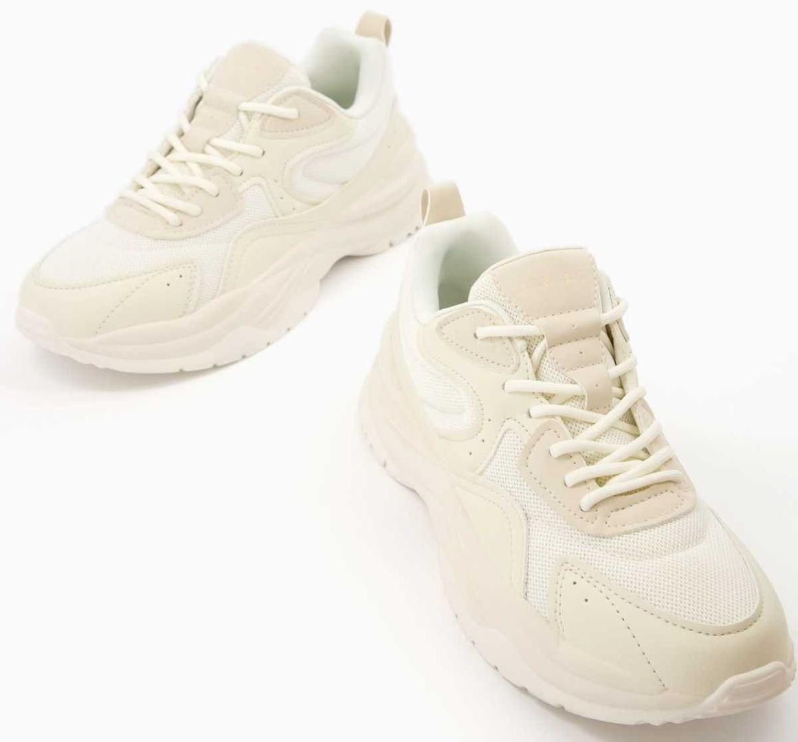 Zapatillas combinadas rejilla de Bershka