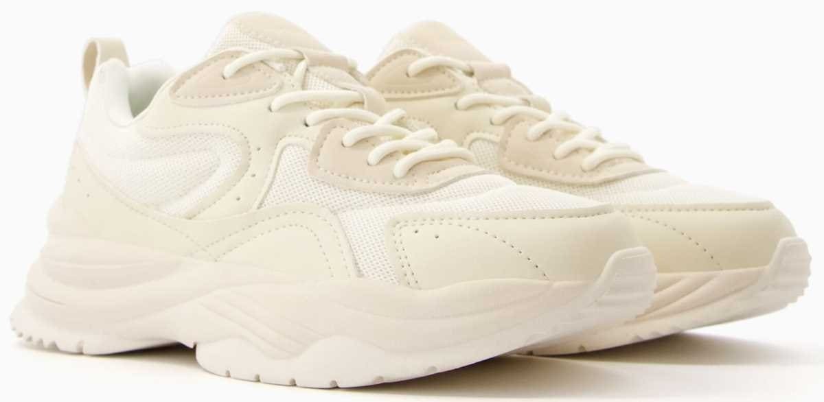 Zapatillas combinadas rejilla de Bershka