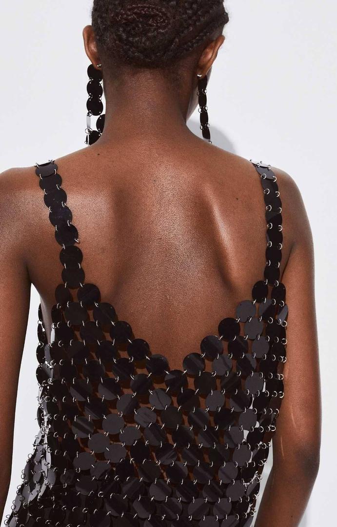 Vestido corto lentejuelas de Parfois