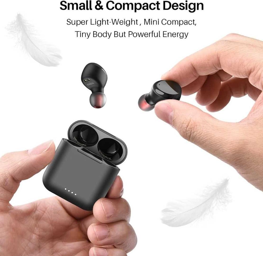 TOZO T6 auriculares inalámbricos control táctil IPX8 Impermeable con mics de Amazon