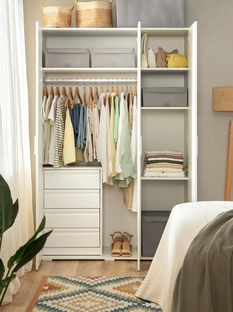 Armario ropero de 3 puertas One Blanco de Leroy Merlin