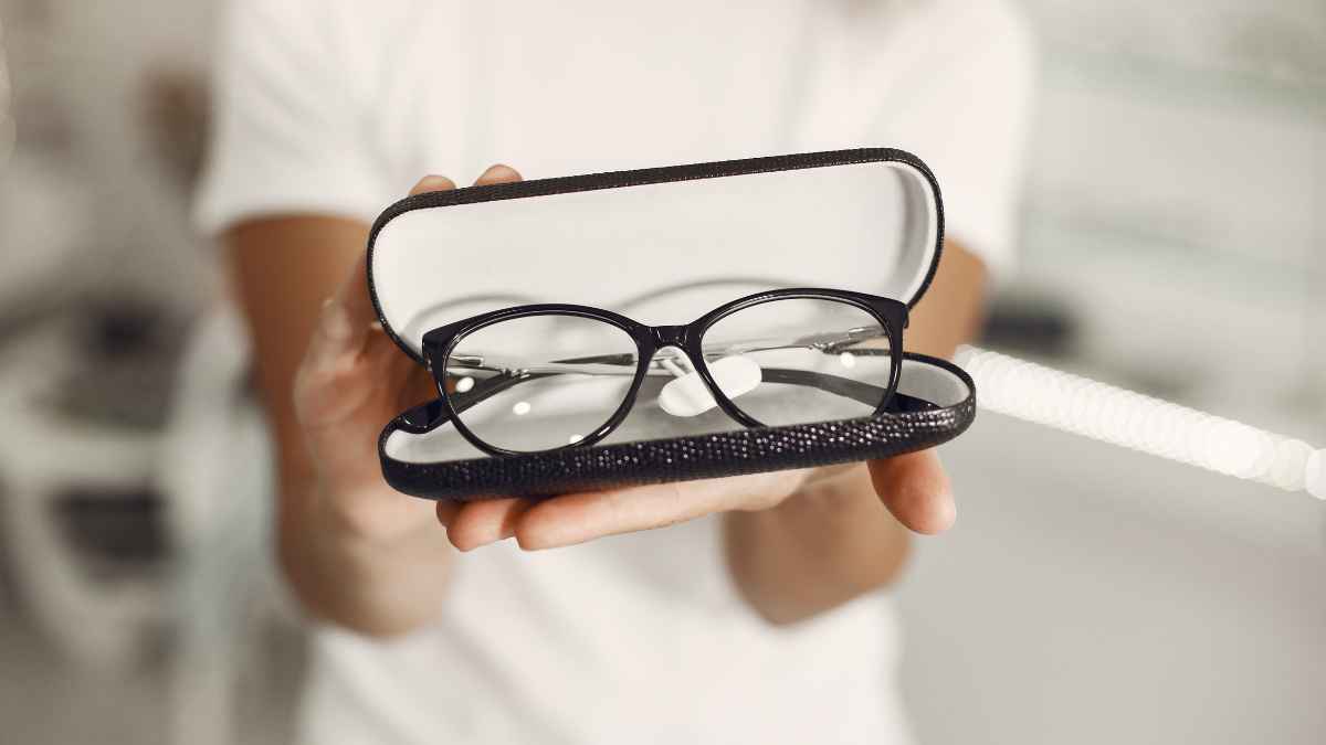 Gafas en una óptica