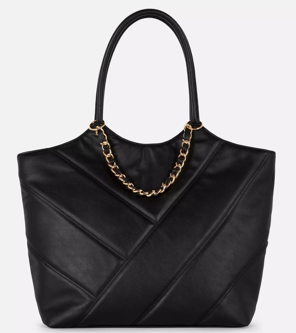 Bolso shopper acolchado con cadena de Primark