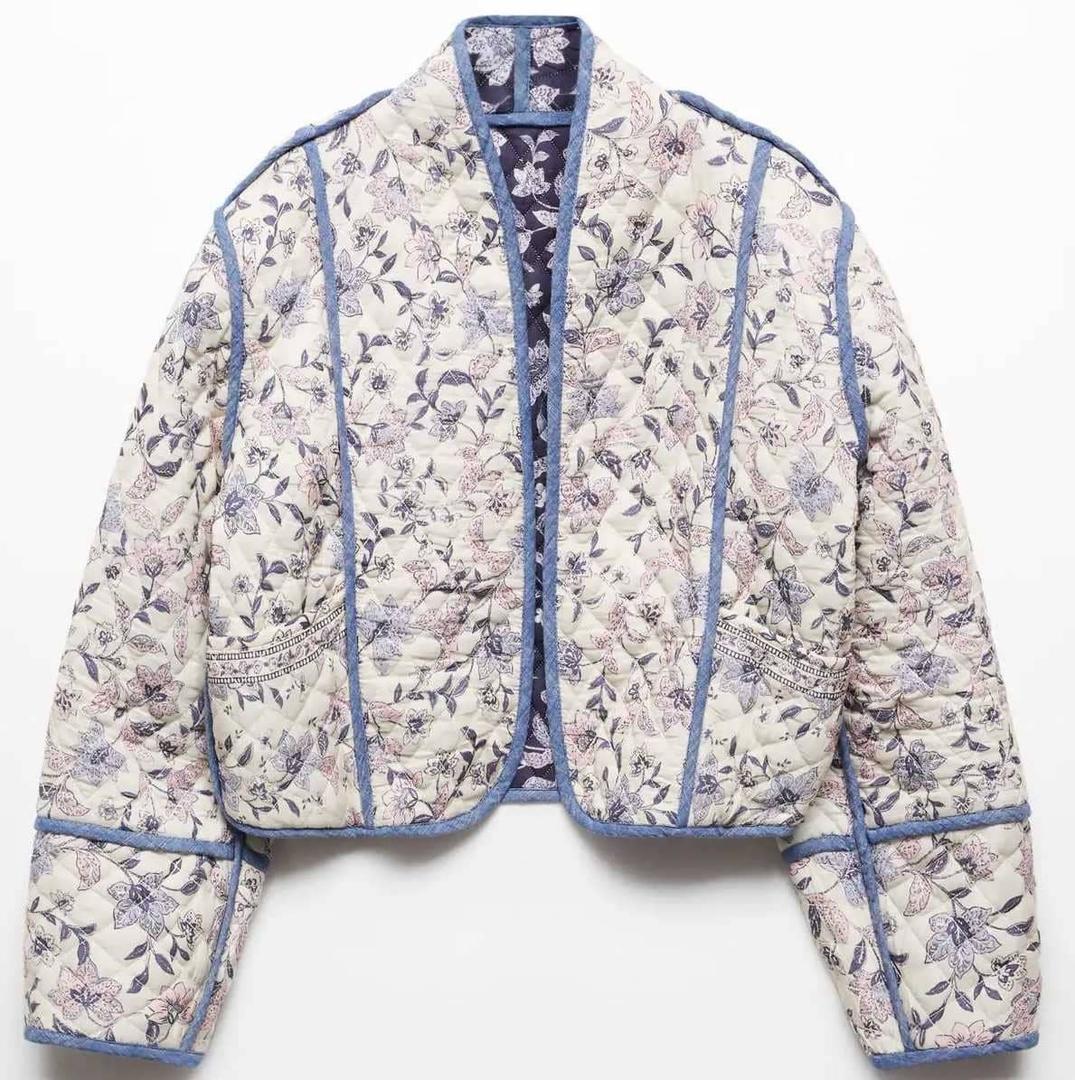 Chaqueta acolchada reversible de Mango