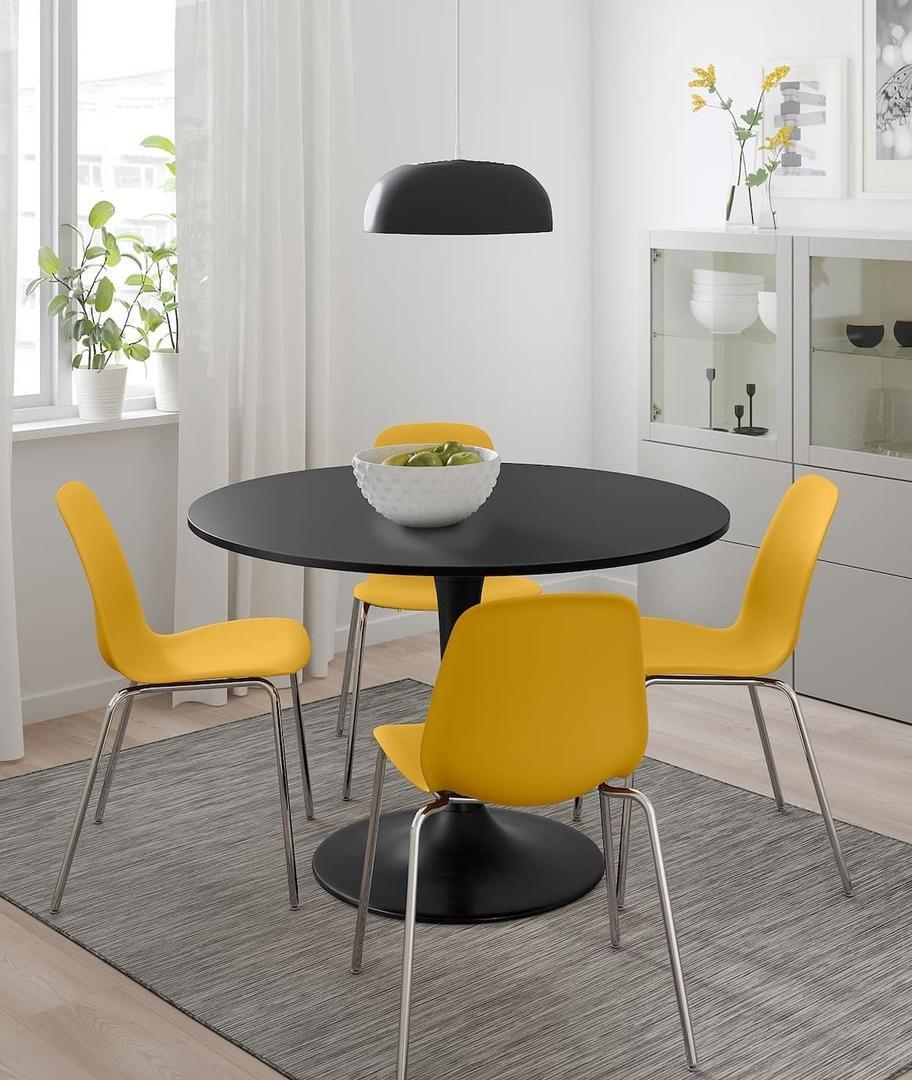 Mesa redonda modelo DOCKSTA de Ikea