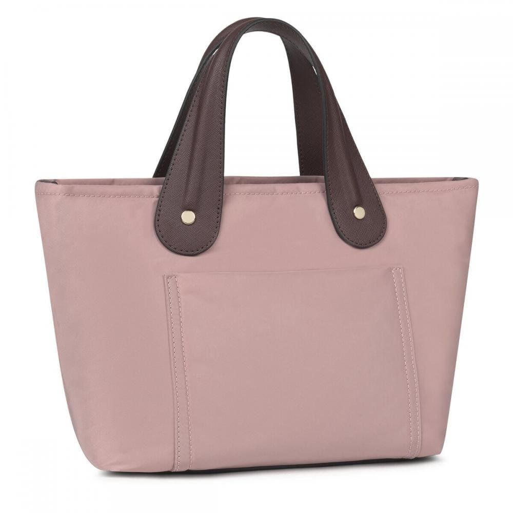 Bolso capazo pequeño Shelby rosa de Tous