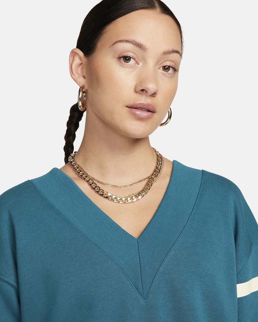 Sudadera Sportswear Phoenix Fleece de cuello en V de Nike