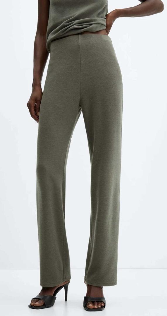 Pantalón punto recto de Mango