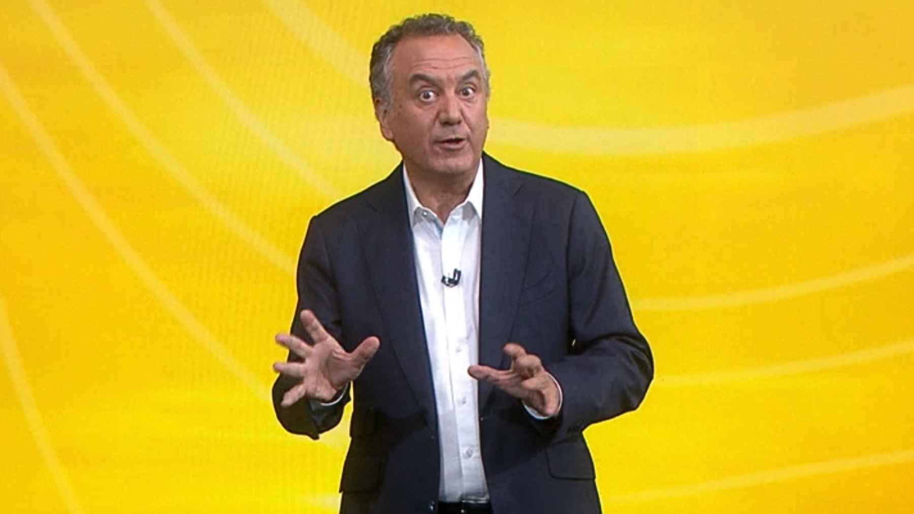 Roberto Brasero da la predicción del tiempo en Antena 3