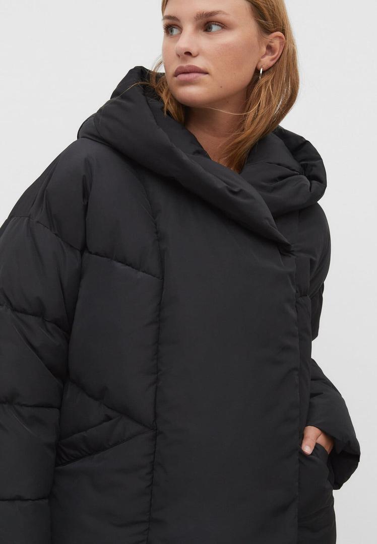 Chaqueta cazadora acolchada oversize de Stradivarius