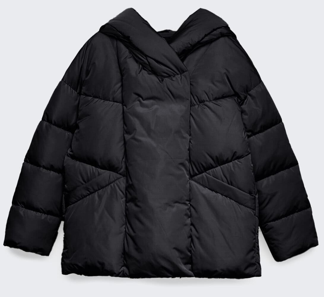 Chaqueta cazadora acolchada oversize de Stradivarius