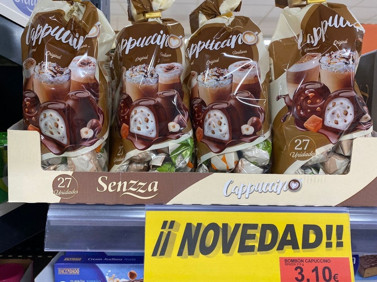 Surtidos de bombones de café capuccino Senzza