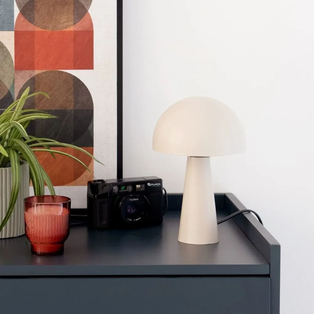 Lámpara con forma de seta