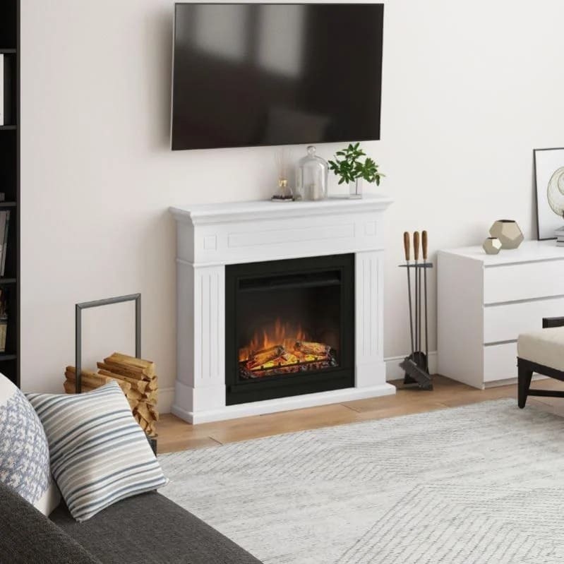 Chimenea de pared sin instalación modelo Tagu Larsen de Leroy Merlin