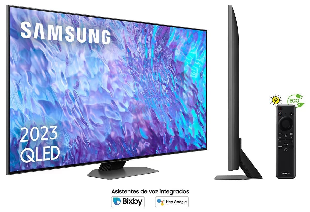 Televisión Smart TV QLED 138 cm Samsung Direct Full Array 4K en El Corte Inglés