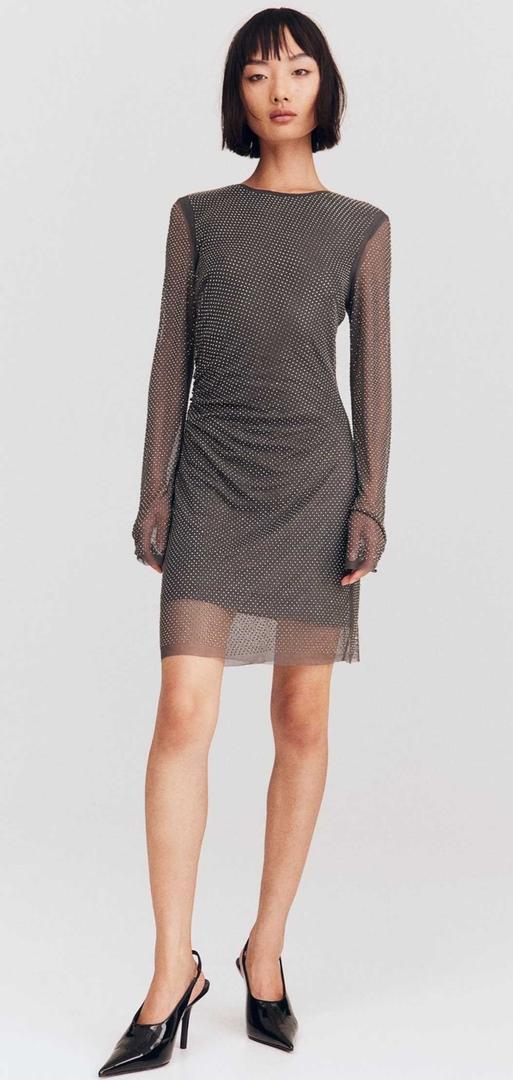 Vestido con strass H&M