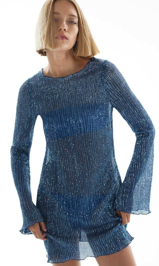 Vestido de lentejuelas de H&M