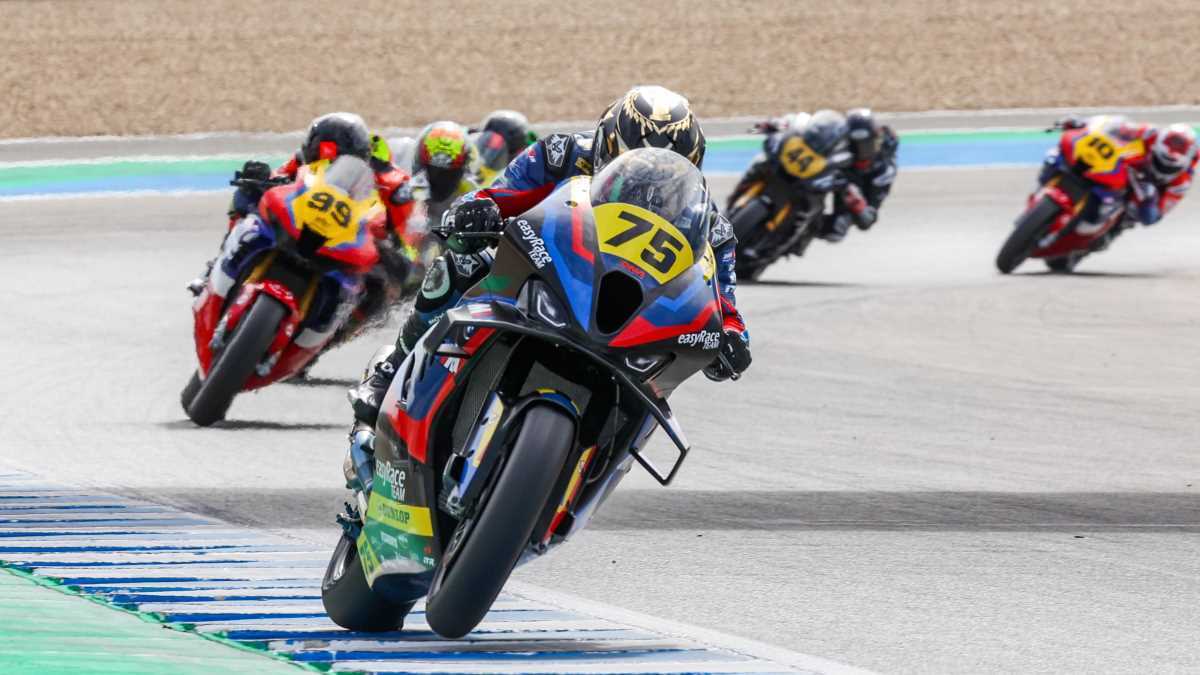 Ivo Lopes, ganador 2ª carrera Sbk